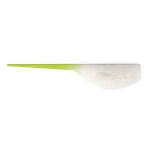 Image of Leland's Lures Slab Magnets | White/Chartreuse; 2 1/2 in.