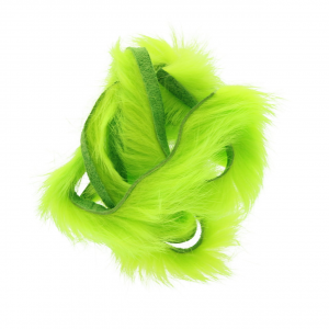 Image of Wapsi Rabbit Zonker Magnum Cut Strips | Fluorescent Chartreuse