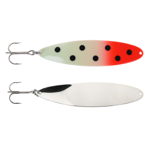 Image of Moonshine Moonmaster Magnum Trolling Spoon | Glow Bloody Nose