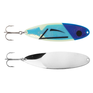 Image of Moonshine Moonmaster Standard Trolling Spoon | RV Blue Flounder