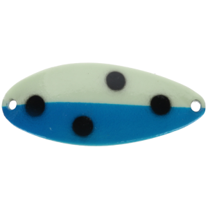 Image of ACME Tackle Little Cleo Spoon | Moonshine Glow - Dancing Anchovy; 2/5 oz.