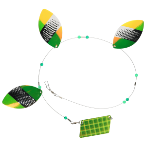 Image of Hammerhead Tackle Cowbell Spinner | Exclusive Color - UV Grease Killer; 4/0