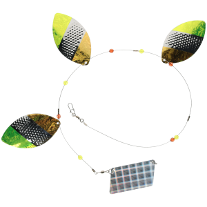 Image of Hammerhead Tackle Cowbell Spinner | Golden Mirror; 5/0