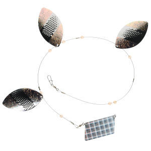 Image of Hammerhead Tackle Cowbell Spinner | Crushed UV; 5/0