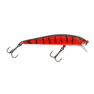 Image of Dreamweaver Short Shallow Diver | Red Black Squiggles; 3 1/2 in.