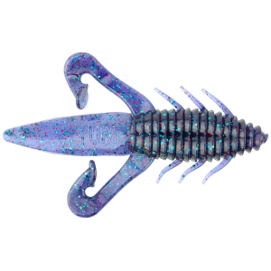 Image of YUM Scutter Bug Soft Bait | Junebug Red Flake; 4 in.