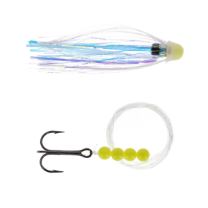 Image of Ice Strong Too Strong Premium Trolling Flies | UV Yellow Mirage
