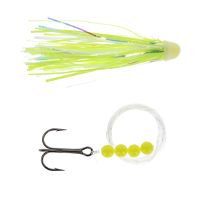 Image of Ice Strong Too Strong Premium Trolling Flies | UV Yellow Killer