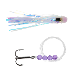 Image of Ice Strong Too Strong Premium Trolling Flies | UV Purple Mirage