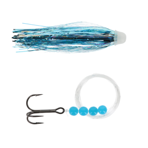 Image of Ice Strong Too Strong Premium Trolling Flies | UV Blue Ice
