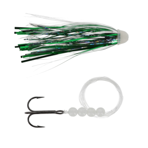 Image of Ice Strong Too Strong Premium Trolling Flies | UV Green Ice