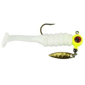 Image of Mr. Crappie Sausage Head Spins Pre-Rigged Slabalicious | White; 1/16 oz.