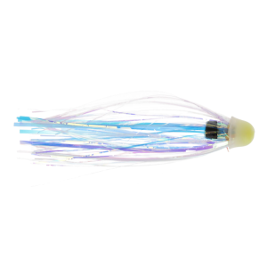 Image of Ice Strong Too Strong Unrigged Premium Trolling Flies | UV Yellow Mirage