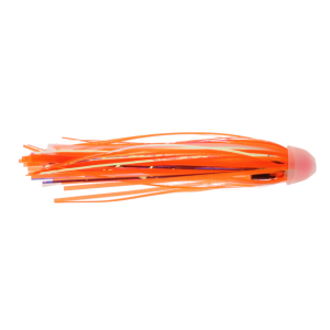 Image of Ice Strong Too Strong Unrigged Premium Trolling Flies | UV Orange Crush