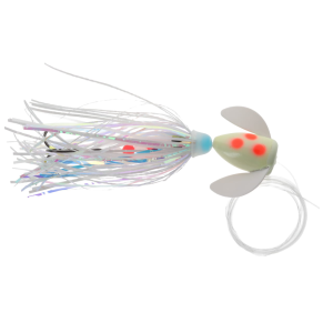 Image of Ice Strong Laker Taker Lure | Glow Orange Dot