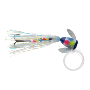 Image of Ice Strong Laker Taker Lure | UV Blue Bread