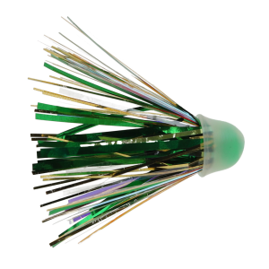 Image of Ice Strong Too Strong Unrigged Premium Mini Trolling Flies | Green Gold Ice