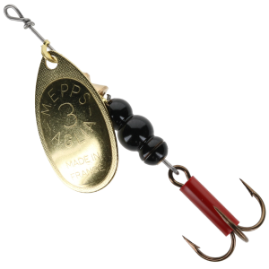 Image of Mepps Plain Aglia Spinner | Custom Color - Gold Game Over; 1/8 oz.