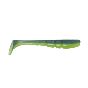 Image of X Zone Pro Series Swammer Swimbait | Electric Blue Chartreuse; 3 1/2 in.