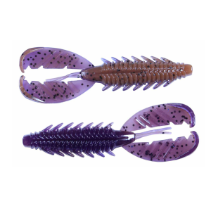 Image of X Zone Lures Pro Series Adrenaline Craw | Peanut Butter and Jelly; 3 1/2 in.