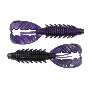 Image of X Zone Lures Pro Series Adrenaline Craw | Purple Shadow; 3 1/2 in.