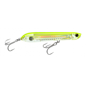 Image of Yo-Zuri 3D Inshore Pencil Popper | Chartreuse; 5 3/8 in.