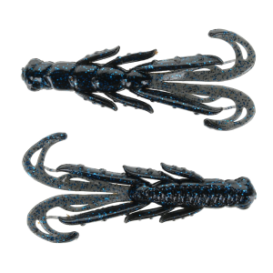 Image of X Zone Lures Scented Stealth Creature | Black Blue Flake; 2 3/4 in.