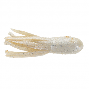 Image of X Zone Lures Scented Stealth Tube | Pearl Silver Flake; 2 1/4 in.