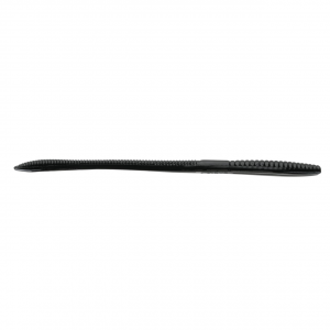 Image of X Zone Lures Pro Series Deception Worm | Black; 6 in.