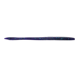 Image of X Zone Lures Pro Series Deception Worm | Dark Junebug; 6 in.