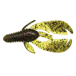 Image of Xcite Baits Raptor Tail Chunk | Watermelon Red; 3 in.