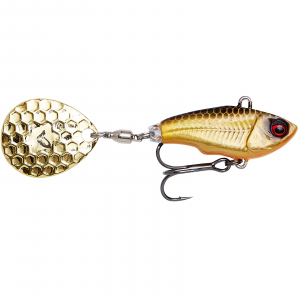 Image of Savage Gear Fat Tail Spin Crankbait | Black and Gold; 3/4 oz.