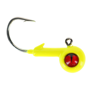 Image of Northland Tungsten Short Shank Jig Head | Super Glo Chartreuse; 3/8 oz.