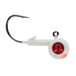 Image of Northland Tungsten Short Shank Jig Head | Super Glo White; 3/8 oz.