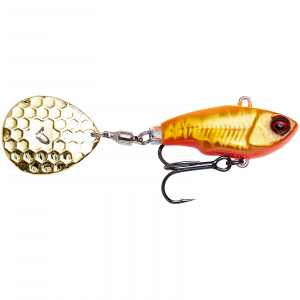 Image of Savage Gear Fat Tail Spin Crankbait | Orange and Gold; 3/4 oz.