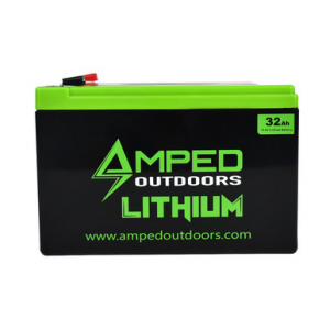 Image of Amped 14.8V 32Ah Outdoors Lithium Bluetooth Battery with 5A Charger