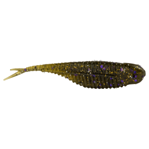 Image of Great Lakes Finesse Hover Minnow | Green Pumpkin Purple Flake; 3 1/4 in.