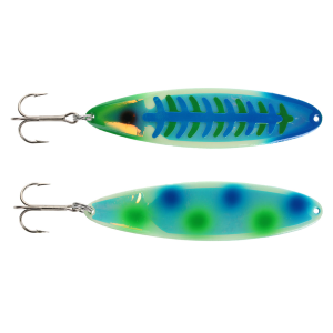 Image of Moonshine Moonmaster Magnum Trolling Spoon | Exclusive Color - Dotted UV Time Bomb