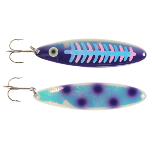 Image of Moonshine Moonmaster Magnum Trolling Spoon | Exclusive Color - Dotted UV Purple Alewife