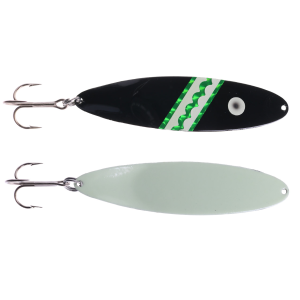 Image of Moonshine Moonmaster Magnum Trolling Spoon | Exclusive Color - Dotted Glow Green Rambler