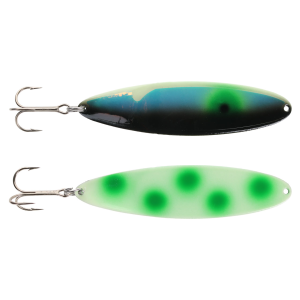 Image of Moonshine Moonmaster Magnum Trolling Spoon | Exclusive Color - Dotted Glow Game Over