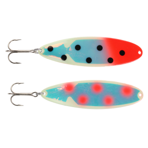 Image of Moonshine Moonmaster Standard Trolling Spoon | Exclusive Color - Dotted UV Bloody Nose