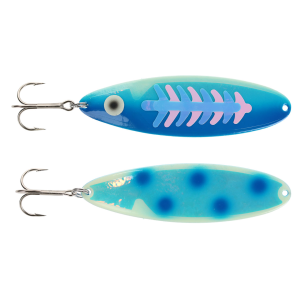 Image of Moonshine Moonmaster Standard Trolling Spoon | Exclusive Color - Dotted UV Blue Alewife