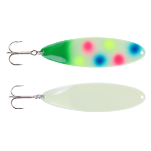 Image of Moonshine Moonmaster Standard Trolling Spoon | Exclusive Color - Glow Wonderskirt