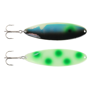 Image of Moonshine Moonmaster Standard Trolling Spoon | Exclusive Color - Dotted Glow Game Over