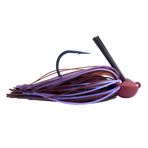 Image of Beast Coast Hand-Tied Tungsten Lil' Magnum Compact Flipping Jig | Stealth Jelly; 1/2 oz.