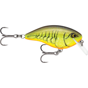 Image of Rapala Ott's Garage OG Rocco 5 Crankbait | Chartreuse Rootbeer Crawdad; 2 1/2 in.