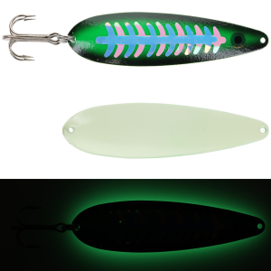 Image of Moonshine Lures Trolling Spoon | Exclusive Color - Glow 42nd; 5 in.