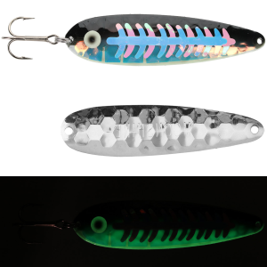 Image of Moonshine Lures Trolling Spoon | Exclusive Color - UV Alewife; 4 in.