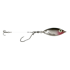 Image of PK Lures Sonar Spoon | Black Chrome; 3/8 oz.
